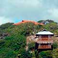 Localizada no alto da duna